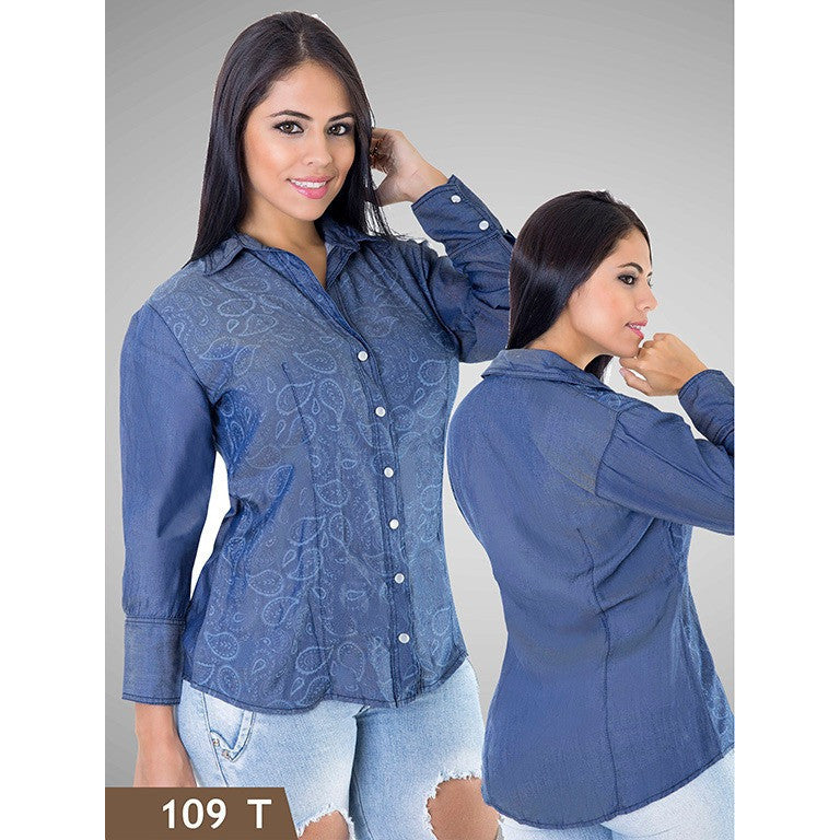 Blusas Moda Tabbachi  Ref. 236 -109T SIZE L M - awesome jeans colombia